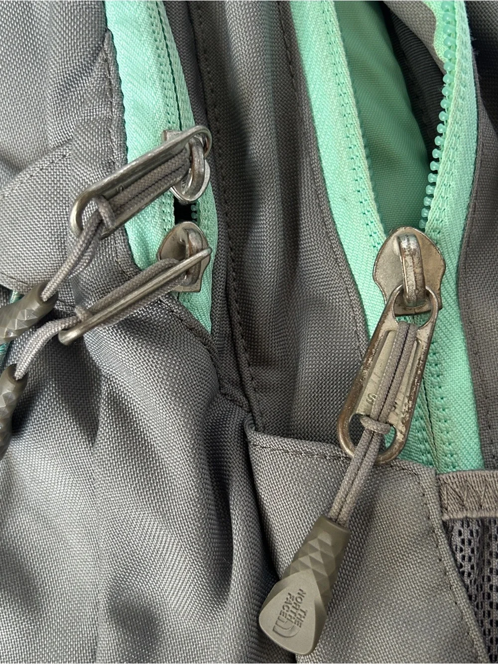 Mint green The North Face Jester backpack